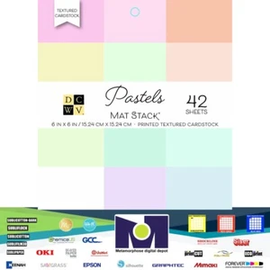 PILA DE ALFOMBRAS DCWV®️ - DCWV - 6 X 6 - PASTELES - DOBLE CARA (42 SH) PS-006-00116 - Imagen 1 de 6