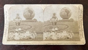Globe Washington Park Chicago IL Illinois Keystone USA Stereoview 1800s - Picture 1 of 6