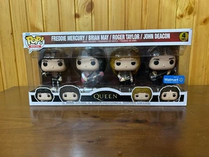 Funko Rock QUEEN 4 PACK Only at WALMART Freddie Mercury Brian May Taylor Deacon - Bild 1 von 6
