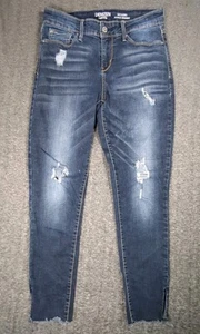 Levi's Denizen Modern Ankle Skinny Jeans 6 (29x26) Stretch Soft Crop Distressed - Picture 1 of 9
