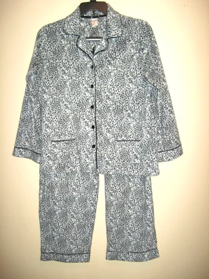 Sonoma Women's Animal Print Fleece Pajama Set  ~  Size XL - Image 1 of 4