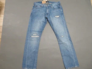 Polo Ralph Lauren Jeans Mens 31x30 Blue Distressed Sullivan Slim Fit Denim - Picture 1 of 7