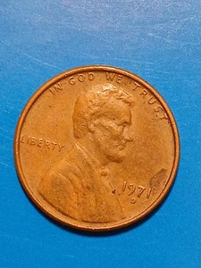 1971D Lincoln Cent D/D - Picture 1 of 3