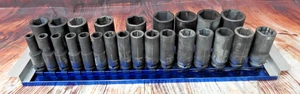 Expert by MAC Tools 1/2" Drive Deep 10-36mm Deep Impact Socket Set missing 31mm - Picture 1 of 11
