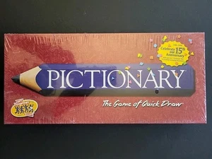 Pictionary: The Game Of Quick Draw - Edizione 1993 2000 Sigillato Gioco da Tavolo Vintage - Foto 1 di 6