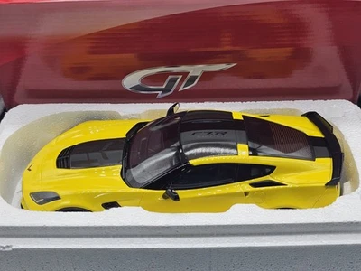 Chevrolet Corvette z06 C7-R Giallo 1:18 GT SPIRIT In Box - Immagine 1 di 4