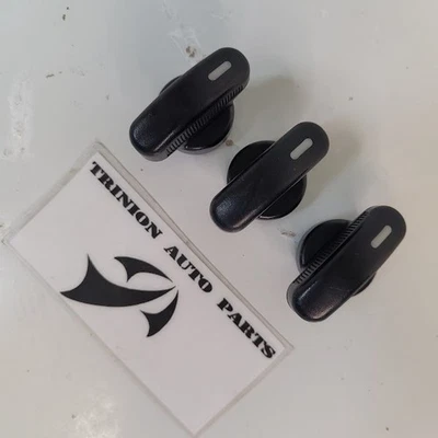2000-2007 Ford Taurus AC Heater Climate Knob Black Set of 3 OEM - Image 1 of 3
