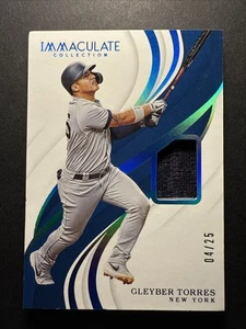 Gleyber Torres Immaculate # 60 Patch 04/25 - Picture 1 of 2