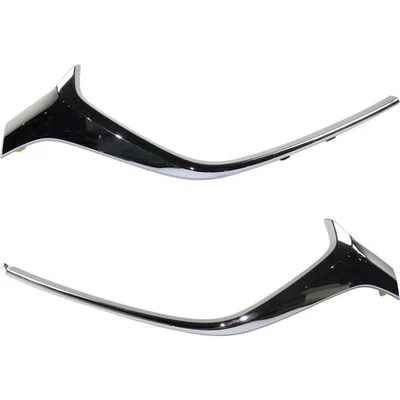 Bumper Trim Set For 2016-2021 Mazda CX-3 Front Driver and Passenger Side Chrome - Image 1 of 4
