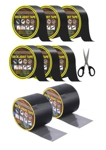 Deck Joist Tape Flashing Tape 6x 2"x50' & 2x 4"x50' Butyl Joist Tape Combo Pack - Picture 1 of 9