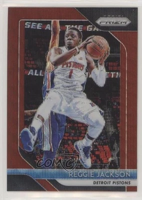 2018-19 Panini Prizm Ruby Wave Prizm Reggie Jackson #142 Foto 1 de 2