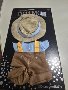 Disney Parks nuiMOs Outfit Brown Pants/suspenders/straw Hat New - Picture 1 of 1