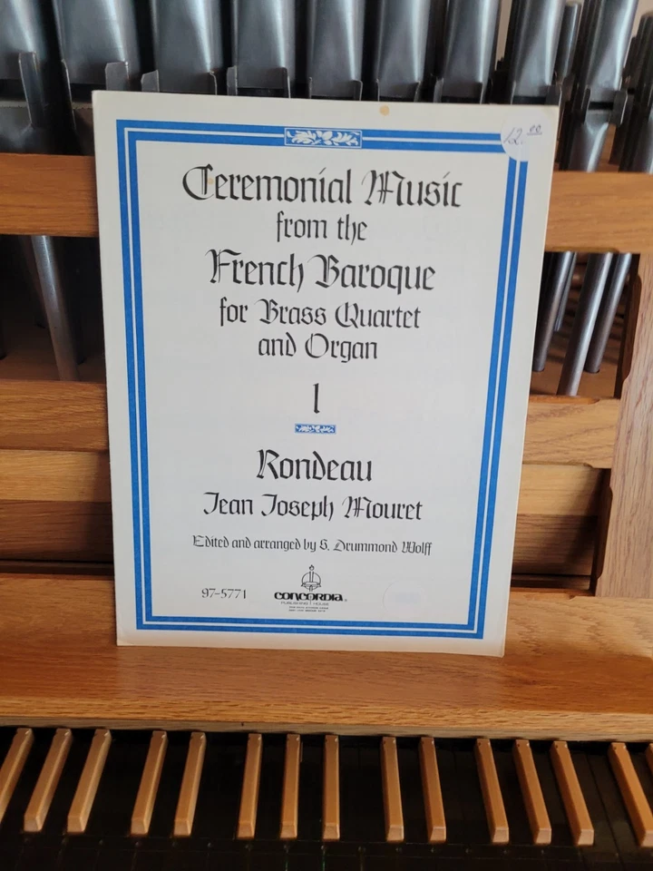 * Rondeau, arr S D Wolff: Rondeau; cuarteto/órgano de latón (Concordia) Foto 1 de 1