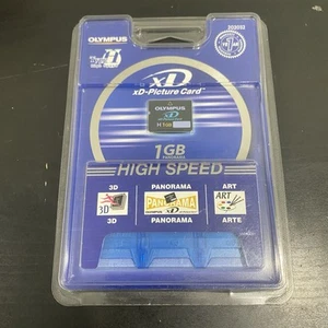 NEW Olympus M-XD1GH Type H Hi-Speed 1GB xD-Picture Flash Memory Card SEALED - Picture 1 of 3