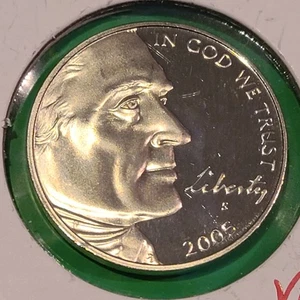 2005 S PP JEFFERSON NICKEL - BUFFALO OR BISON REVERSE (B) - Bild 1 von 4