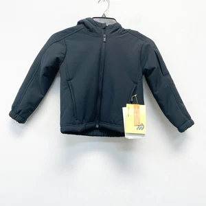All In Motion Kid's Black Plush Softshell Jacket Size XS 4/5 - Picture 1 of 5