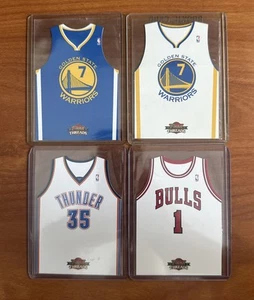 2009-10 Panini Threads Jersey Die Cut Lot • 4 Cards • LIN RC, Durant, Rose - Picture 1 of 2