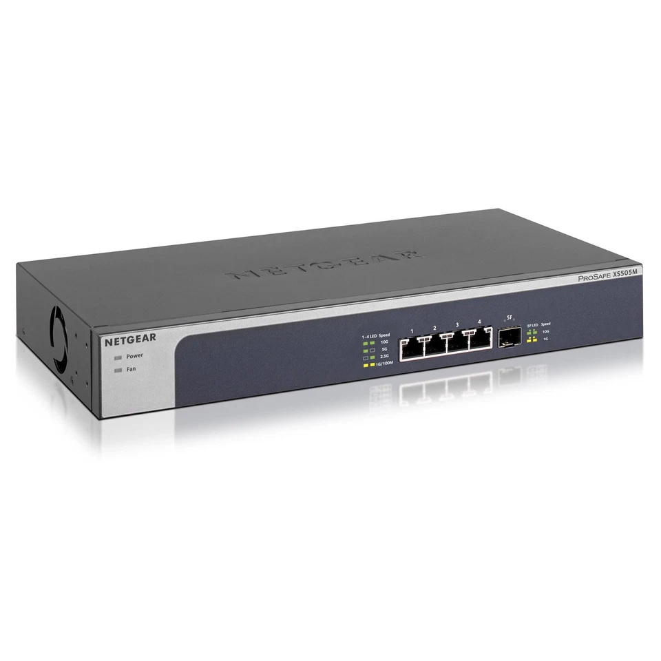*NEW* *NEW* NETGEAR XS505M ProSafe 5-Port Multi 10 Gigabit Unmanaged Ethernet... - Image 1 of 1