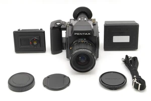 【Near MINT】 Pentax 645 Film Camera SMC A 45mm f2.8 Lens 120 Film Back From JAPAN - Picture 1 of 19