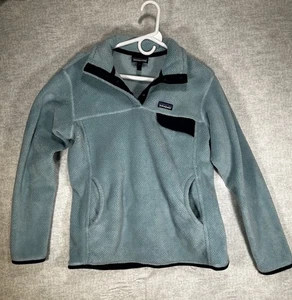 Patagonia Jacke Damen Large blau Re-Tool Snap T Fleecepullover Polartec Wandern - Bild 1 von 7