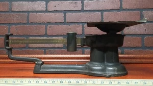 1932 Antique Howe United States Postal Scale Iron And Brass Nice Stock 146 - Picture 1 of 12