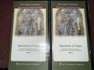 Great Courses Questions Of Value Course Book and DVD Set Philosophy Intellectual - Picture 1 of 2