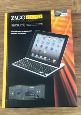 SOLO ZAGG KEYS STAND-ALONE iPAD 2 & GALAXY TAB 10.1 KEYBOARD NEW NEVER USED - Image 1 of 4