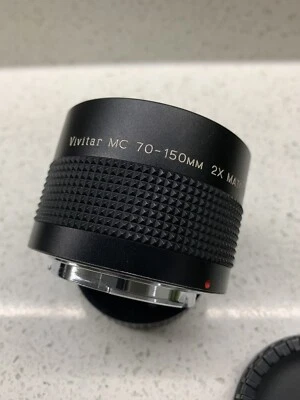 Vivitar MC 70-150mm 2x Matched Multiplier. Pentax K Mount…Great Glass… - Image 1 of 4