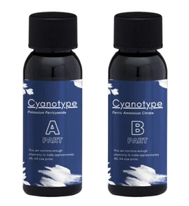 Cyanotype Sensitizer Set Solar Sun Print Kit, Blue, 100ml - Picture 1 of 5