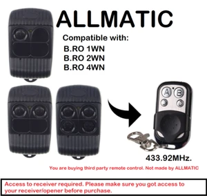 ALLMATIC B.RO WN BRO1WN, BRO 2WN, BRO4WN Compatible Remote control Rolling code - Picture 1 of 10