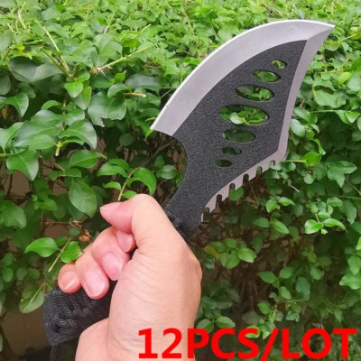 12X High-quality stainless steel hand-forged hunting camping fixed defense tool - Image 1 of 4
