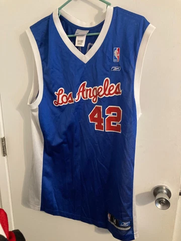 Elton Brand #42  blue Los Angeles Clippers Reebok nba   jersey  adult Medium NEW Cover