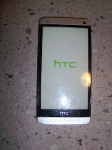 HTC  One M7 - 32GB - Silber (Drei) Smartphone