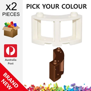 2x Genuine LEGO™ - Window 3 x 3 x 2 Round Corner - 73878 New Parts - Picture 1 of 4
