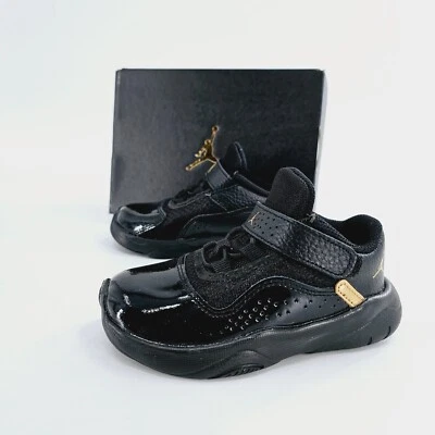 Nike Air Jordan 11 см футов низкие туфли кроссовки CZ0906-007 младенца ясельного возраста размер 4C новый - Изображение 1 из 4