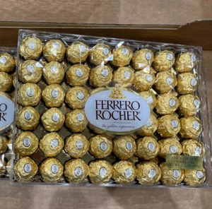 Chocolates finos de avellana Ferrero Rocher 21,2 oz 600 g (1 caja) hechos en Canadá - Imagen 1 de 2