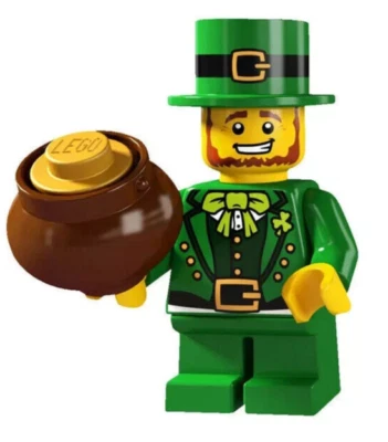 LEGO Series 6 (Six) Collectible Minifigures - CMF - 8827 - Leprechaun - RETIRED - Image 1 of 4
