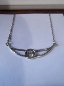 Super 925 Silver Winged Style Pendant with Adjustable 15" / 16" Anchor Chain - Picture 1 of 5