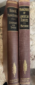 Vintage Range Management & Management Of American Forest 1st Editions 1943 1935 - Picture 1 of 8