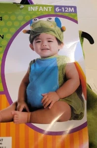 New Infant Plush Dragon w/ Wings 2pc set Halloween Costume Size 6 - 12 months - Picture 1 of 4