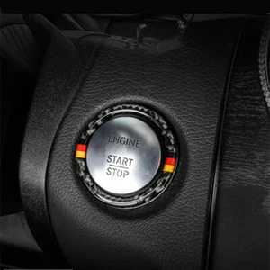 For Mercedes Benz C-Class W205/w213/GLC Carbon Fiber One Click Start Decorative - Picture 1 of 10