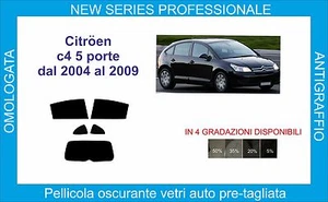 pellicole oscuranti vetri  citroen c4 5 porte  dal 2004 2009  - Bild 1 von 1
