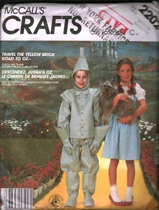 2202 Vintage McCalls Sewing Pattern Adult Halloween Wizard Oz Tinman Dorothy Sew - Picture 1 of 2