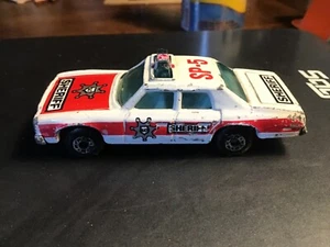 1979 Matchbox Superfast Plymouth Gran Fury Red & White Sheriff Car SP-5 Macau - Picture 1 of 5