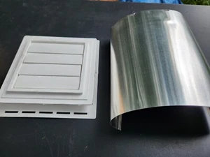 Ply Gem 7" x 7" White Vinyl Utility ExhaustVent - Picture 1 of 3