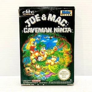 Joe & Mac: Caveman Ninja + Manual, Box - Nintendo NES - Tested & Working - Picture 1 of 11
