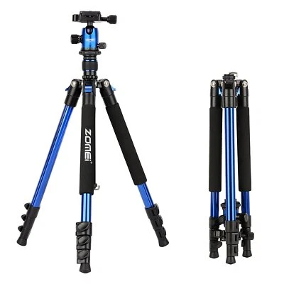 ZOMEI Q555 Aluminum Professional Tripod&Ball Head Travel stand for DSLR Camera - Image 1 of 4