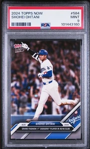 Shohei Ohtani 2024 TOPPS NOW #584 40/40 Club Dodgers PSA 9  - Picture 1 of 2