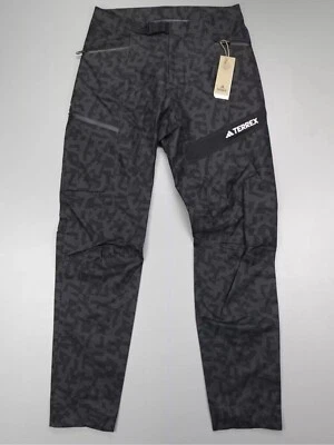 NEW Adidas Terrex Techrock RAIN.RDY Primeknit Pants Black Grey 36” HU1828 (E1) - Image 1 of 4