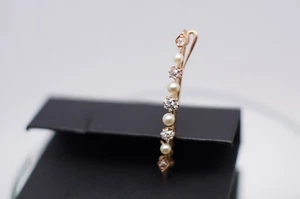 Broche antiguo, aguja, broche de varilla, oro 585, 0,48 quilates Brillantes (antiguos), diamantes - Imagen 1 de 4
